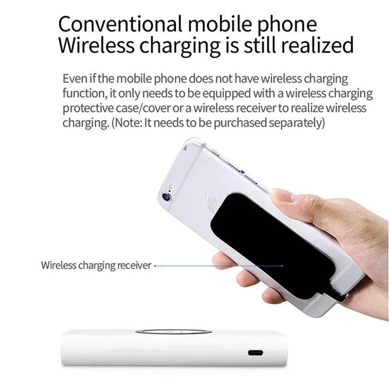 🚀 Tecnología Exclusiva - Carga Inalámbrica para iPhone, Samsung y Xiaomi