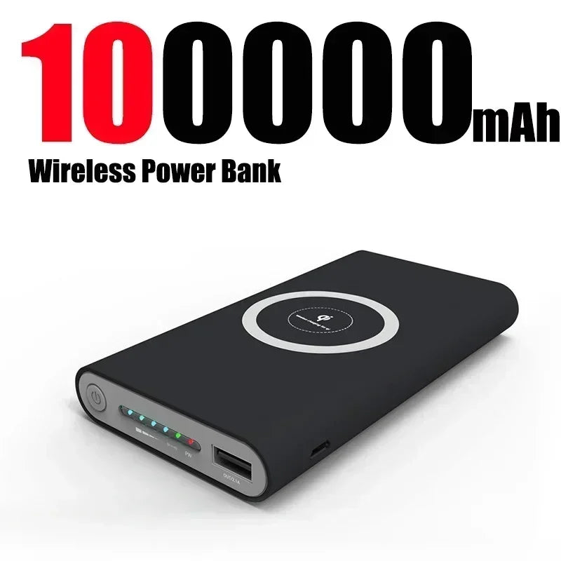 20000mah Power Bank Two-way Wireless Super Fast Charge Powerbank Ultra-Large Capacity External Battery For Iphone Samsung Xiaomi